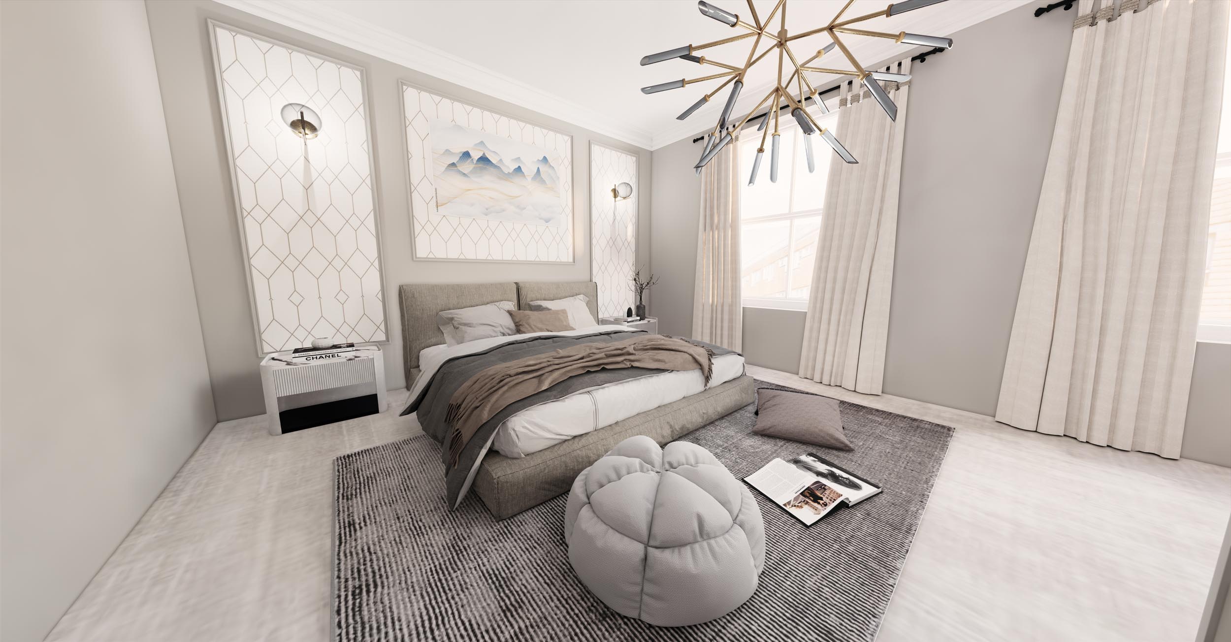 Allcroft House first floor bedroom