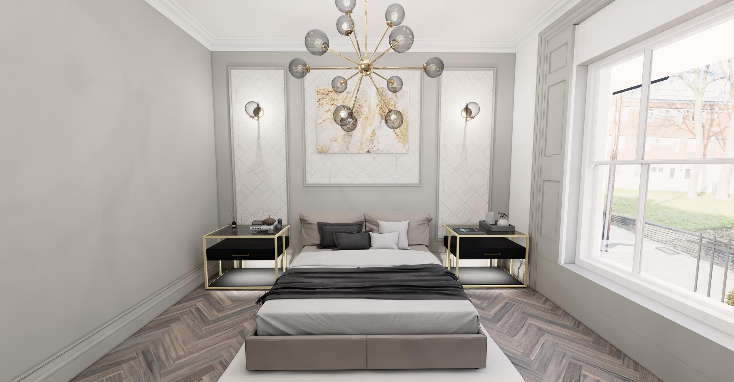 Allcroft House ground floor bedroom