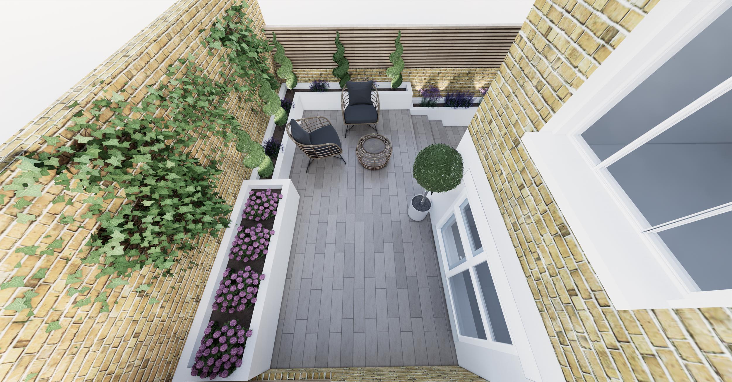 Allcroft House garden view 2