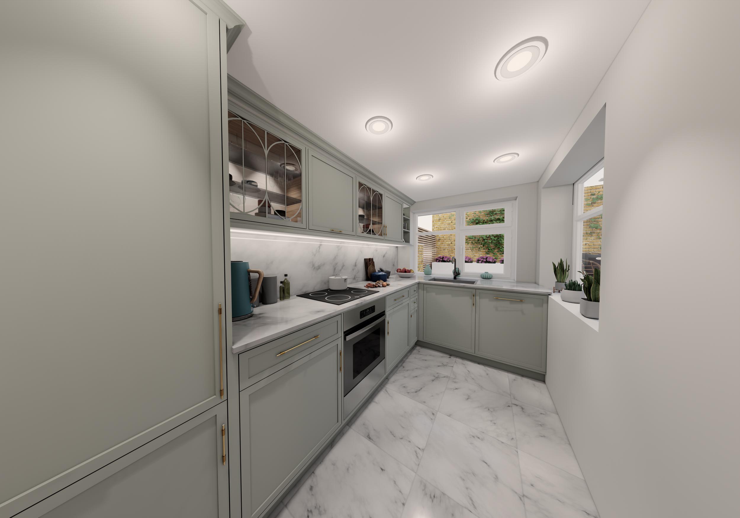 Allcroft House kitchen view