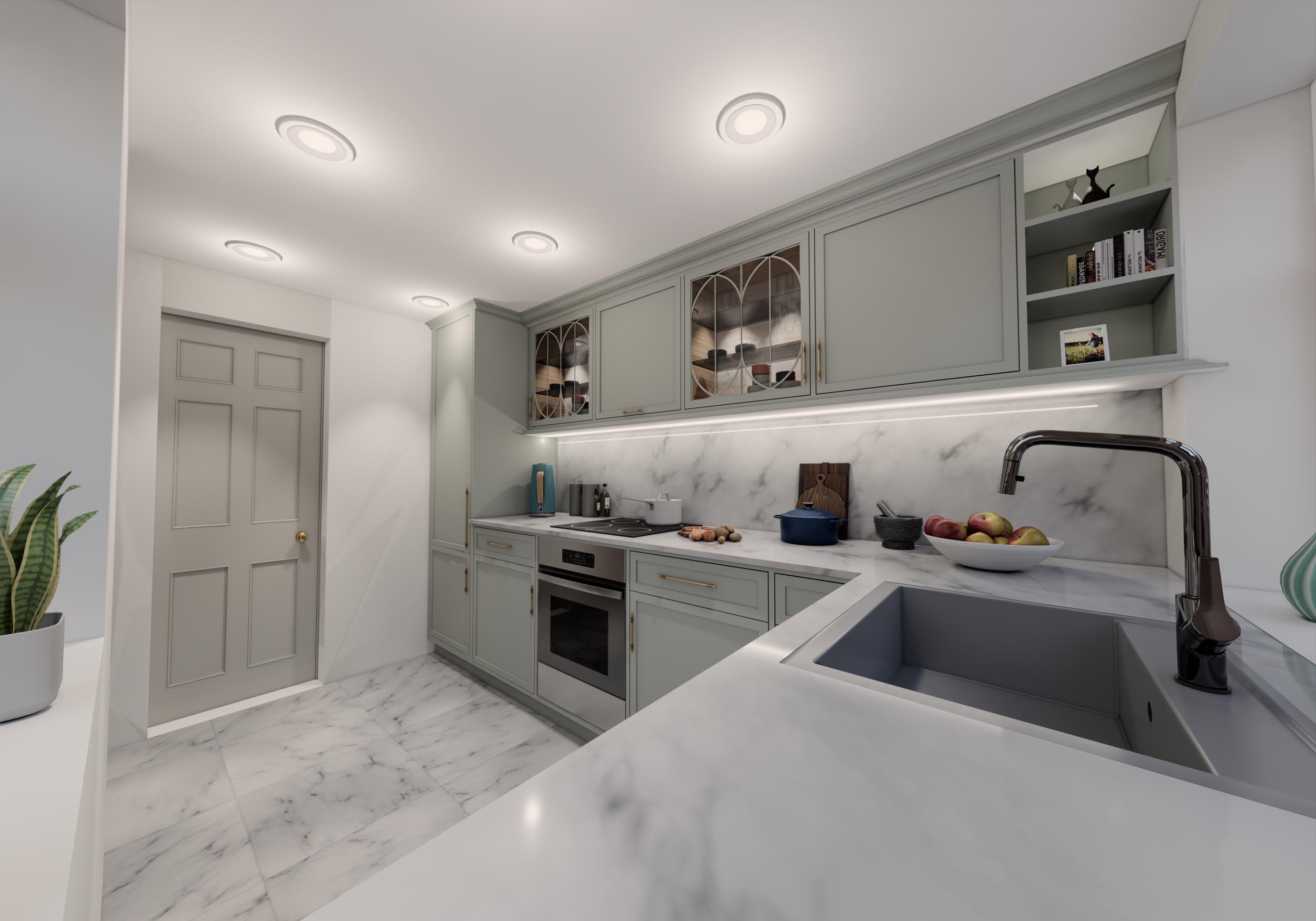 Allcroft House kitchen view 2