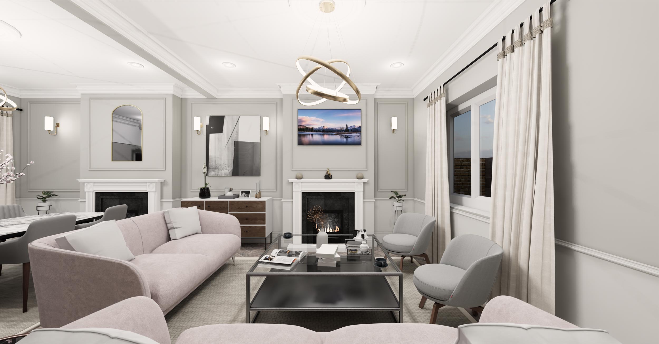 Allcroft House living room